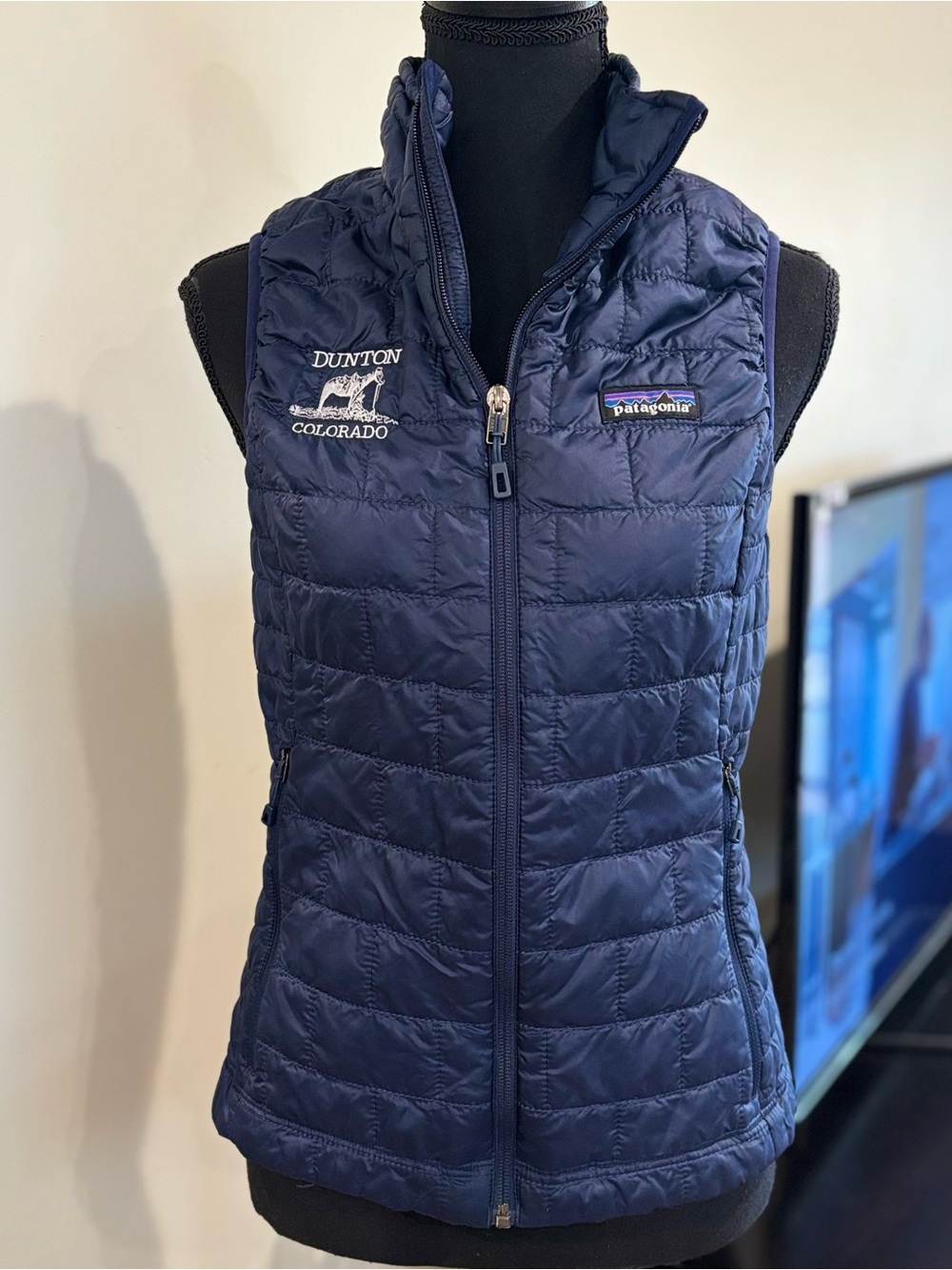 Patagonia Nano Puffer Vest Navy XS Dunton Colorado